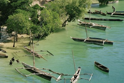 Fishing in Kenya.