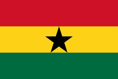 Ghana national flag.